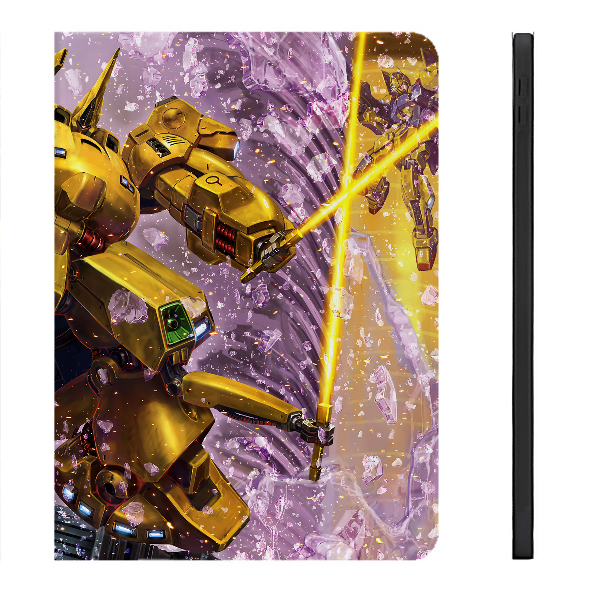 （画像用） 機動戦士ガンダム Mobile Suit Gundam IPadケース ペンホルダー付き ブックスタイルデザイン